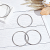ANATTASOUL 4Pcs 304 Stainless Steel Linking Rings STAS-AN0001-06-7