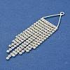 Brass Rhinestone Pendants KK-I715-01S-02-2