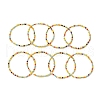 Glass Beads Beaded Stretch Bracelets BJEW-JB10958-4
