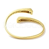 Brass Micro Pave Clear Cubic Zirconia Cuff Bangles BJEW-Z061-20G-3