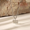 Retro Stainless Steel Pendant Hip-hop Necklaces OC7318-5-1