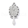 Prink Series Tibetan Style Alloy Pendants TIBEP-E005-03AS-3