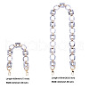 Givenny-EU 2Pcs Oval & Square Acrylic Bag Handle FIND-GN0001-14A-9