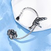 316 Surgical Stainless Steel Black Cubic Zirconia Cuff Earrings EJEW-E300-27AS-01-1