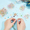   4 Bags 4 Size Transparent Frosted Glass Beads FGLA-PH0001-08-3