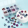 120Pcs 8 Style Electroplate Glass Pendants GLAA-LS0001-04-5