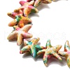 Synthetic Turquoise Dyed Beads Strands G-P507-04J-2