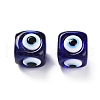 Transparent Resin European Beads RESI-U012-01B-1