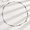 Fashionable Vintage Teardrop Imitation Pearl & Glass Sead Beaded Women's Long Necklaces VH4179-8-1