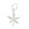 925 Sterling Silver Maple Leaf Charms STER-R013-04S-1