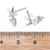 S925 Sterling Silver Stud Earrings EJEW-D317-02P-5