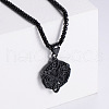 Retro Double Dragon Punk Hip-hop Street Fashion Stainless Steel Pendant Necklaces YF8370-3-1