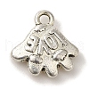 Tibetan Style Alloy Charms TIBEP-L021-18AS-1