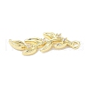 Brass Micro Pave Clear Cubic Zirconia Pendants KK-Z106-01G-05-2