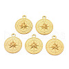 Ion Plating(IP) 304 Stainless Steel Pendants STAS-T063-187G-1