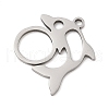 201 Stainless Steel Pendants STAS-Q341-18P-2