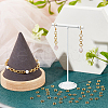 BENECREAT 200Pcs Rack Plating Brass Split Rings KK-BC0013-85B-5