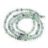 Natural Fluorite Beads Strands G-F509-38-3mm-7