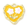 Alloy Enamel Pendants PALLOY-P294-04G-02-1