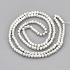 Electroplate Non-magnetic Synthetic Hematite Beads Strands G-T114-33-3
