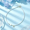 Brass Micro Pave Grade AAA Cubic Zirconia Letter Pendant Necklaces NJEW-JN04771-07-2