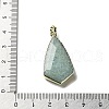 Natural Amazonite Pendants G-A099-01G-03-3