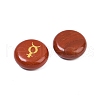 10Pcs 10 Styles Natural Red Jasper Cabochons G-G193-03F-2