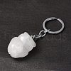 Natural Quartz Crystal Pendant Keychains KEYC-P011-01P-11-4