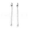 925 Sterling Silver Chain Extenders STER-D036-28AS-1
