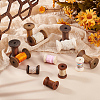   24Pcs 6 Styles Wooden Empty Spools for Wire TOOL-PH0001-82-5