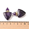 Natural Amethyst Perfume Bottle Pendants G-L623-10G-02-3
