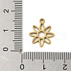 304 Stainless Steel Charms STAS-S123-01G-10-3