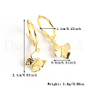S925 Sterling Silver Butterfly Hoop Earrings PC6505-3