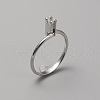 Aluminium Alloy Finger Rings Components FIND-WH0111-275A-P-1