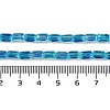 Electroplate Glass Beads Strands GLAA-Q101-02A-AB02-4
