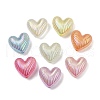 Luminous & UV Plating Opauqe Acrylic Beads OACR-B031-24-2