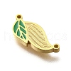 304 Stainless Steel Enamel Links Connector Charms STAS-Q347-13G-2