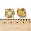 304 Stainless Steel Plastic Pearl Stud Earrings EJEW-U070-03A-G-5