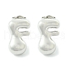 Rack Plating Brass Earrings EJEW-S222-01P-F-1