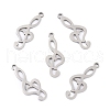 Non-Tarnish 201 Stainless Steel Pendants STAS-K003-02P-1
