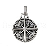 304 Stainless Steel Pendants STAS-V012-01AS-1