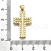 Brass Micro Pave Cubic Zirconia Pendants KK-Z100-37G-02-3