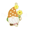 Bees Theme Alloy Enamel Pandants FIND-M083-06F-G-1