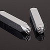 Iron Metal Stamps AJEW-BC0005-77C-3
