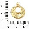 Brass Enamel Pendants KK-P303-12G-3