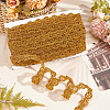 Polyester Braided Lantern Lace Ribbon SENE-WH0003-36C-5