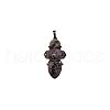 Retro Natural Rhodonite Pendants PW-WG7292F-14-1