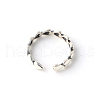 925 Sterling Silver Adjustable Cuff Open Rings for Women AK6483-6