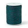 Round Waxed Polyester Cord YC-G006-01-1.0mm-35-1