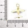 Brass Enamel Pendants KK-V011-24G-3